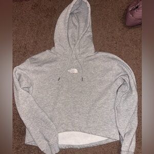 The North Face Women's Light Gray Hoodie
